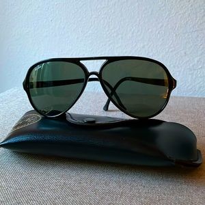 Vintage Ray Ban France “All Black” Aviators